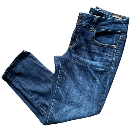 Vintage American Eagle Outfitters Jeans Size 8 Medium Wash Artist  Stretch  Y2K - Picture 3 of 7